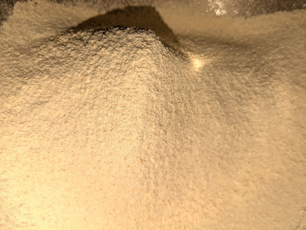 Fine Einkorn after sifting
